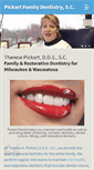 Mobile Screenshot of pickartdental.com