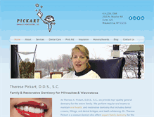 Tablet Screenshot of pickartdental.com